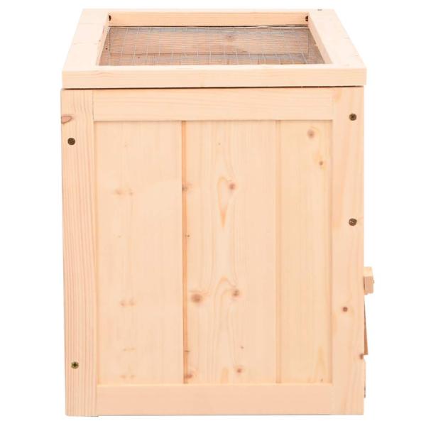 Hamsterkäfig 60x30x35 cm Massivholz Tanne
