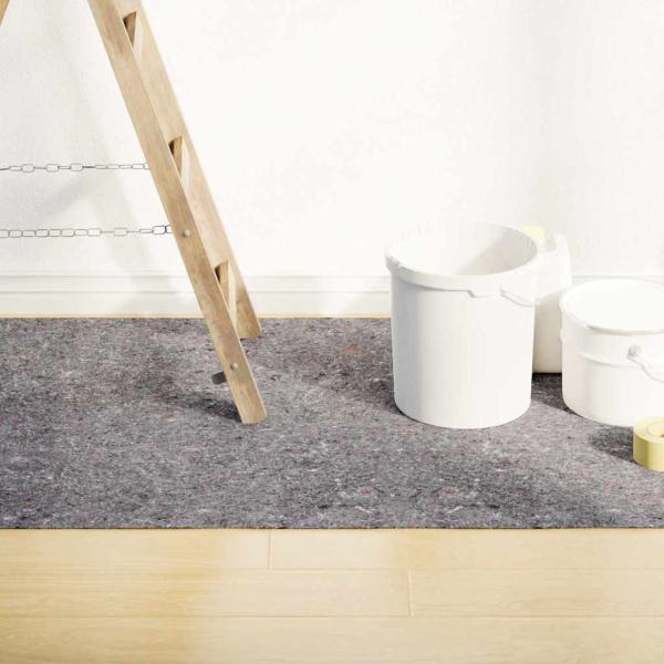 ARDEBO.de - Rutschfeste Malervliese 2 Stk. 10 m 220 g/m² Grau