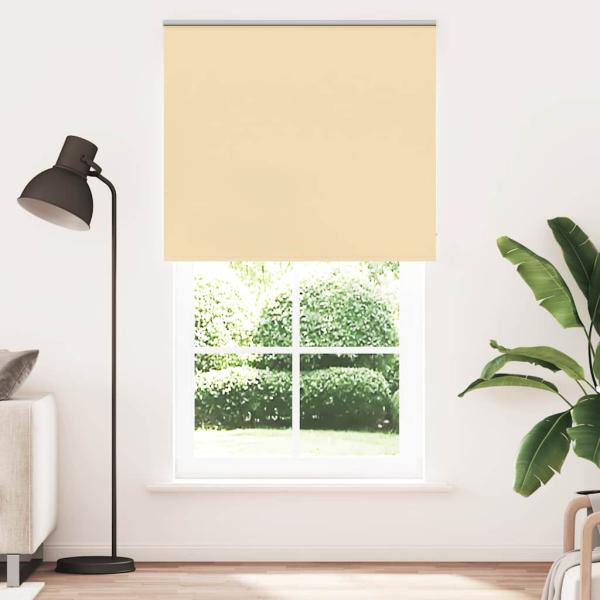 ARDEBO.de - Verdunkelungsrollo Beige 140x230 cm Stoffbreite 136,6 cm