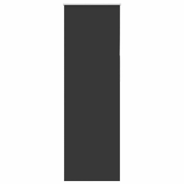 Verdunkelungsrollo Schwarz 70x230 cm Stoffbreite 65,7 cm