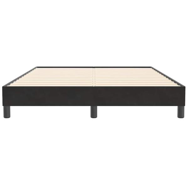 Boxspringbett ohne Matratze Schwarz 140x210 cm Samt