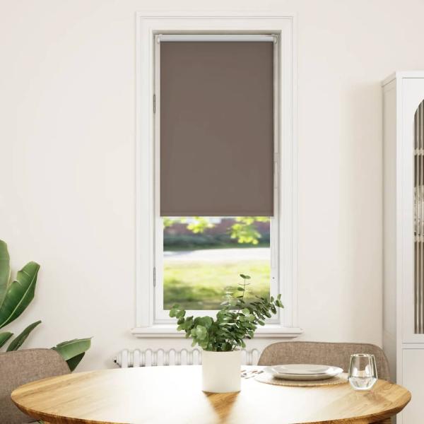 ARDEBO.de - Verdunkelungsrollo Kaffeebraun 55x130cm Stoffbreite 50,7 cm