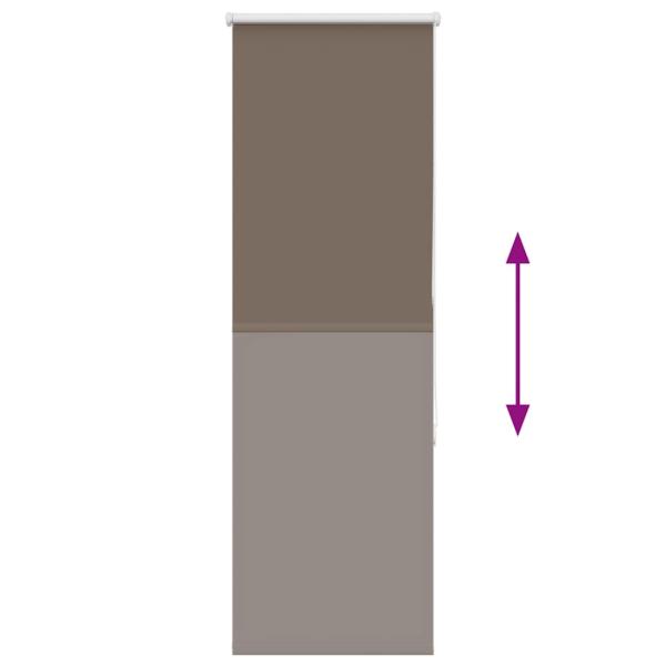 Verdunkelungsrollo Kaffeebraun 55x130cm Stoffbreite 50,7 cm