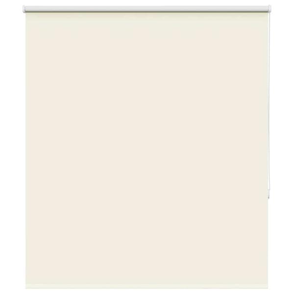 Verdunkelungsrollo Cremeweiß 130x130cm Stoffbreite 126,6cm