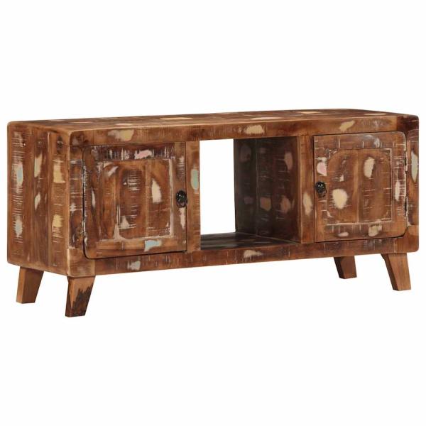 ARDEBO.de - TV-Schrank 105x46x32 cm Massivholz Altholz