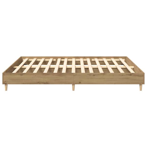 Bettgestell ohne Matratze Artisan-Eiche 160x200cm Holzwerkstoff