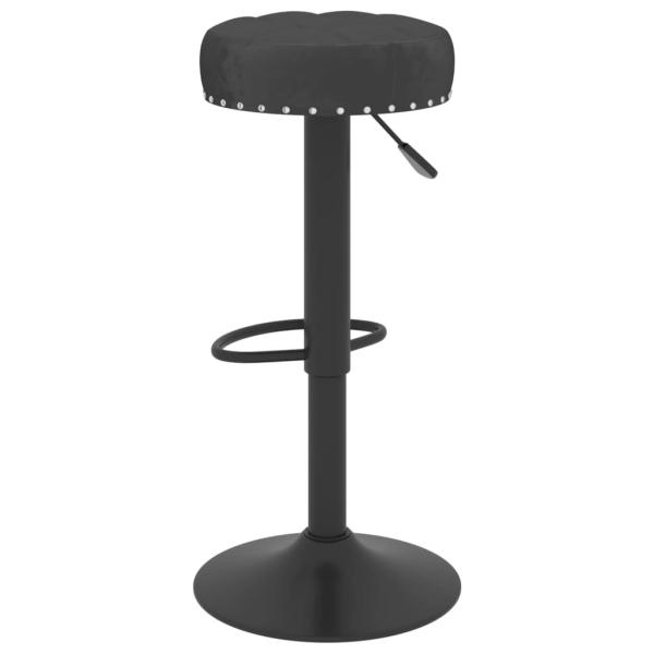 Barhocker 2 Stk. Schwarz Samt