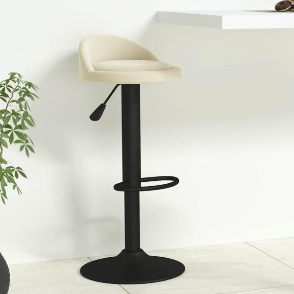 ARDEBO.de - Barhocker Creme Samt