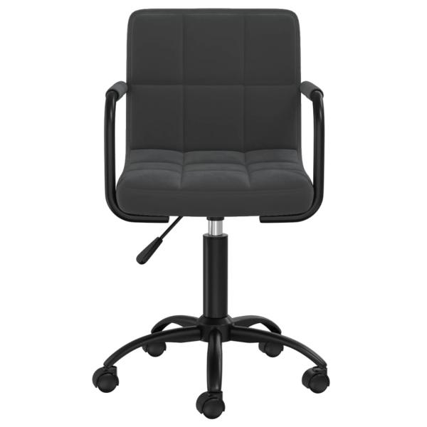 Bürostuhl Drehbar Schwarz Samt