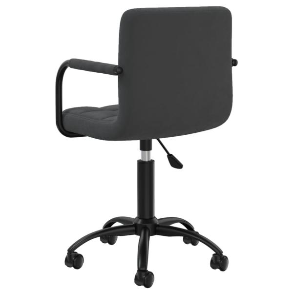 Bürostuhl Drehbar Schwarz Samt