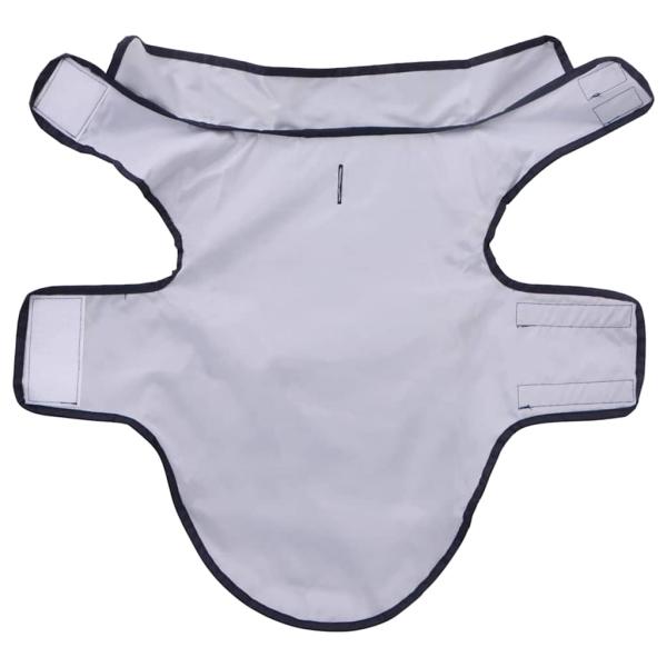 Hunde Regenmantel mit Reflexstreifen Polyester Marineblau S