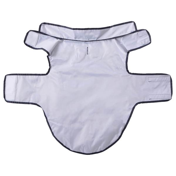 Hunde Regenmantel mit Reflexstreifen Polyester Marineblau 2XL
