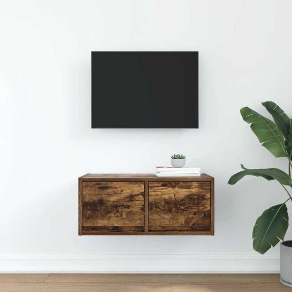 TV-Schrank Räuchereiche 60x31x25,5 cm Holzwerkstoff