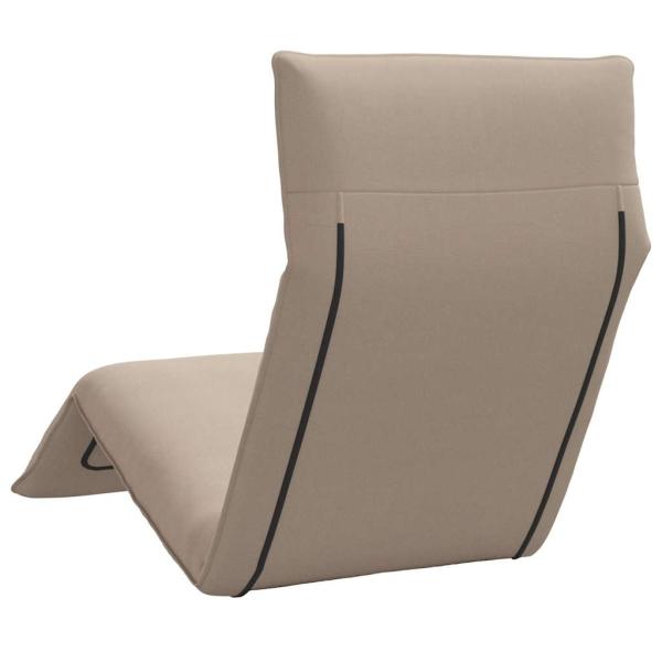 Sonnenliege Klappbar Taupe 175x54x8,5 cm Oxford-Gewebe