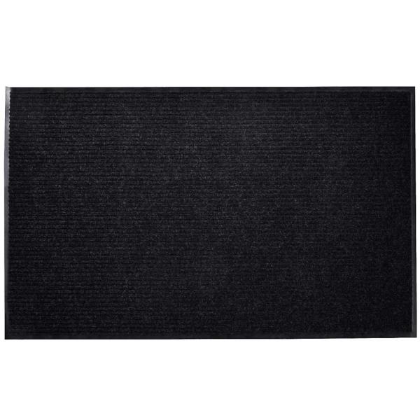 ARDEBO.de - Türmatte Schwarz 90 x 60 cm PVC