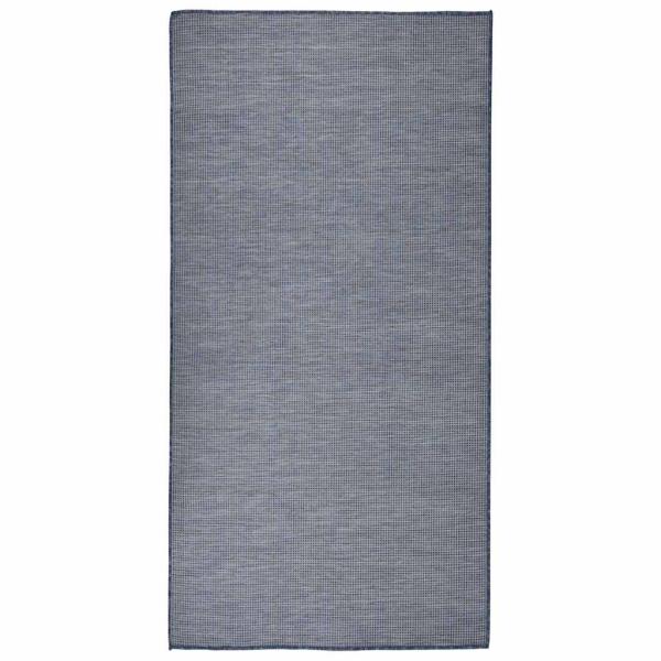 ARDEBO.de - Outdoor-Teppich Flachgewebe 100x200 cm Blau