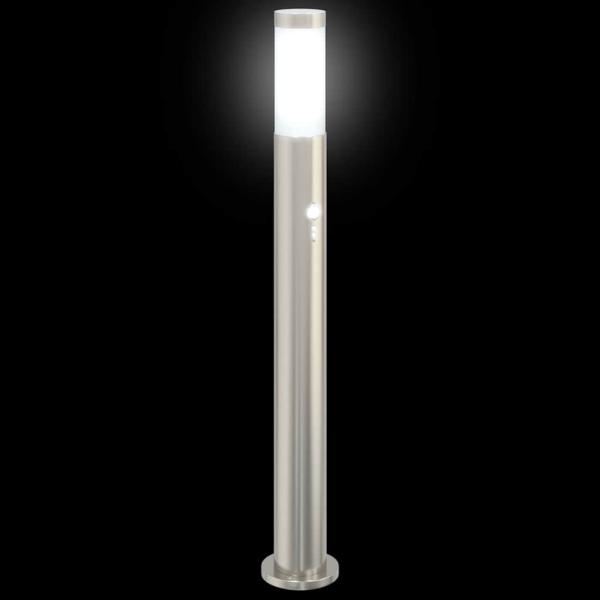 Pollerleuchte mit Sensor 80 cm Edelstahl IP44