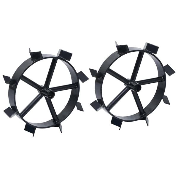 Metallräder für 6,5 PS Benzin-Gartenfräse 2 Stk.