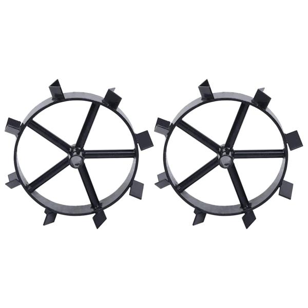 Metallräder für 6,5 PS Benzin-Gartenfräse 2 Stk.