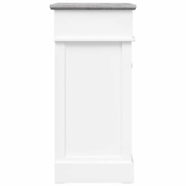 Schuhschrank Grau 50 x 28 x 58 cm Paulownia Holz