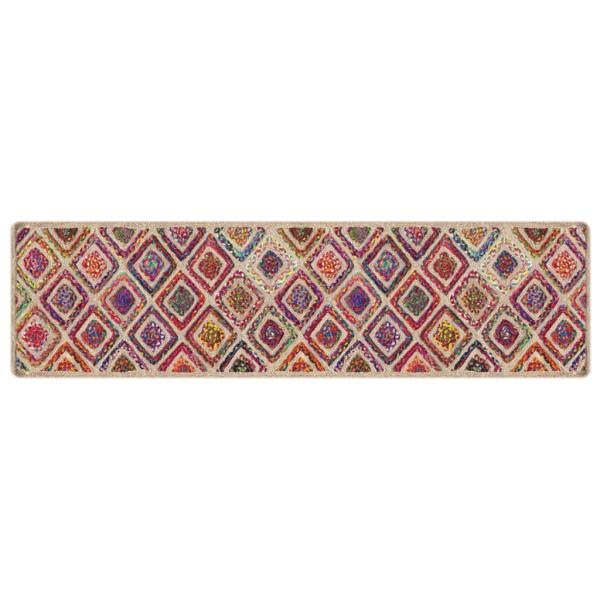 Teppich Waschbar Mehrfarbig 80x300 cm