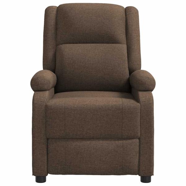 Relaxsessel Braun Stoff