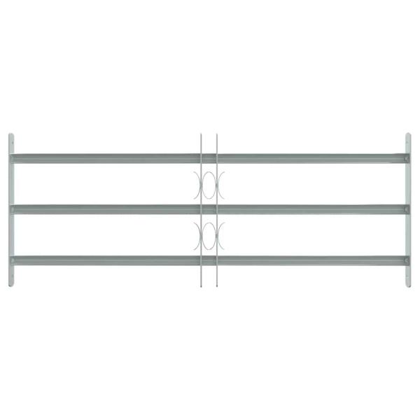 Fenstergitter Verstellbar mit 3 Querstäben 700-1050 mm