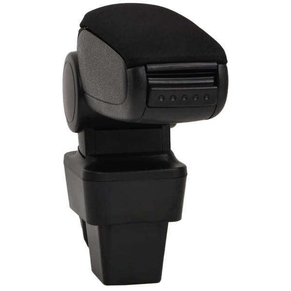 Auto-Armlehne für OPEL ASTRA H (2004?2010) Schwarz 13x34x(33?46) cm ABS