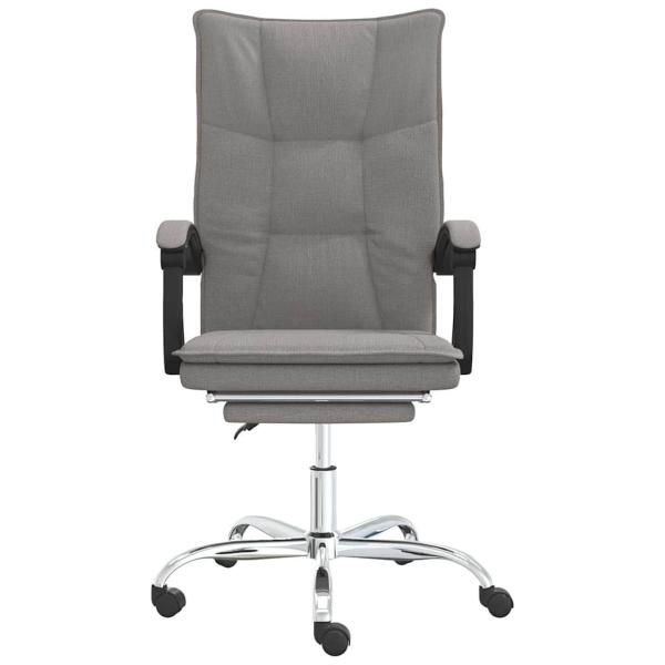 Bürostuhl mit Liegefunktion Taupe Stoff