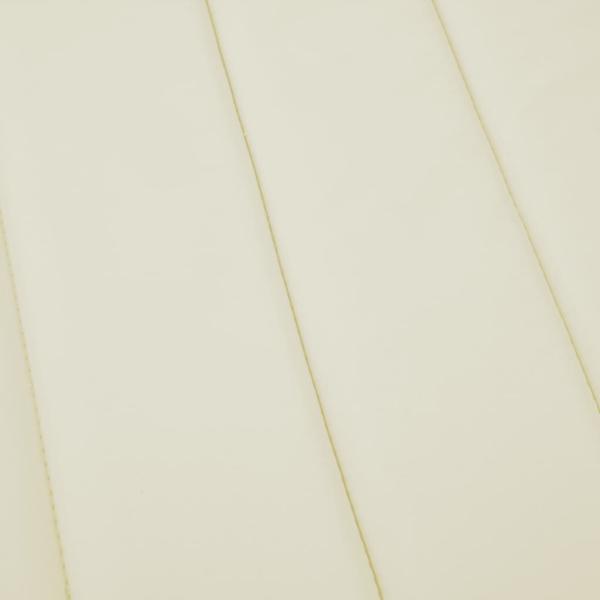 Sonnenliegen-Auflage Creme 200x70x3 cm Oxford-Gewebe