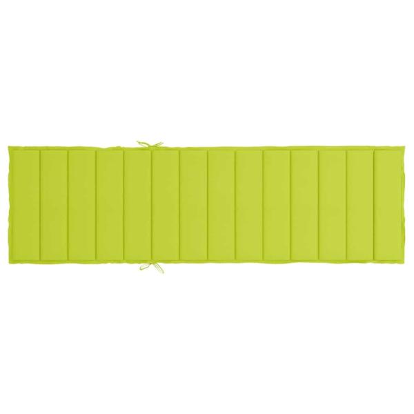 Sonnenliegen-Auflage Hellgrün 200x70x3 cm Oxford-Gewebe