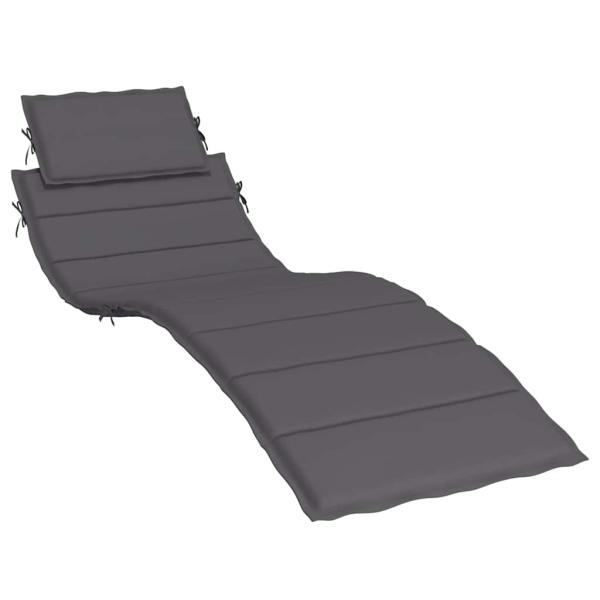 Sonnenliegen-Auflage Anthrazit 186x58x4 cm Oxford-Gewebe