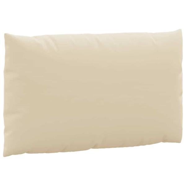 Palettenkissen 3-tlg. Beige Oxford-Gewebe