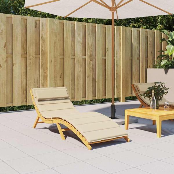 ARDEBO.de - Sonnenliegen-Auflage Beige 180x60x4 cm Oxford-Gewebe