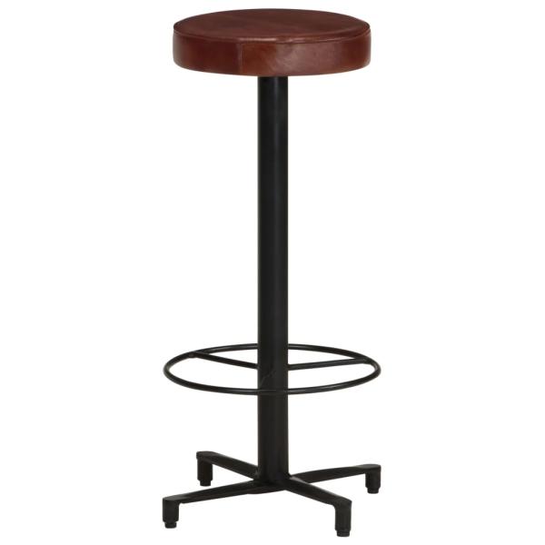 Barhocker 2 Stk. 76 cm Echtleder