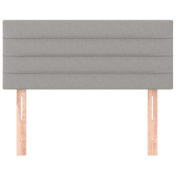 Kopfteil Hellgrau 80x5x78/88 cm Stoff