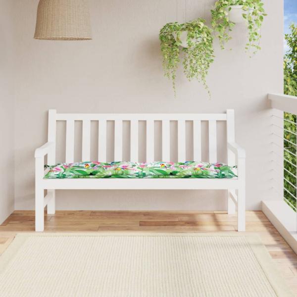 ARDEBO.de - Gartenbank-Auflage Mehrfarbig 150x50x7 cm Oxford-Gewebe