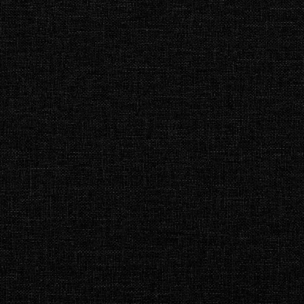 Sessel mit Hocker Schwarz 60 cm Stoff