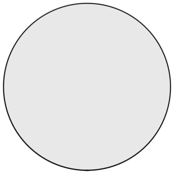 Wandspiegel Schwarz Ø 60 cm Rund
