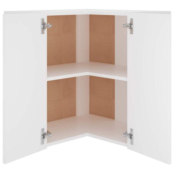 Eckh?ngeschrank Lyon Wei? 57x57x60 cm Holzwerkstoff