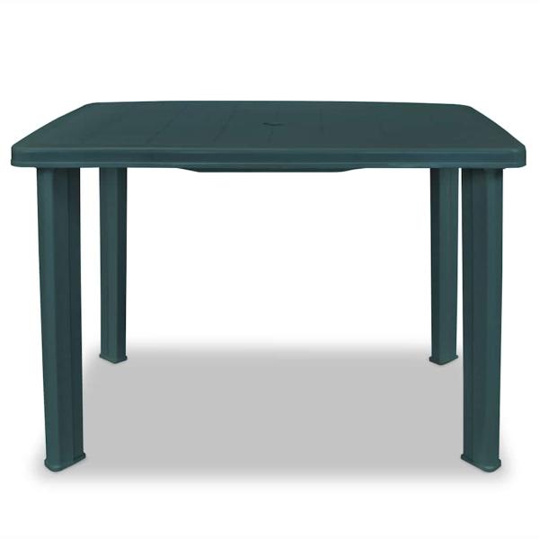 Gartentisch Grün 101x68x72 cm Kunststoff