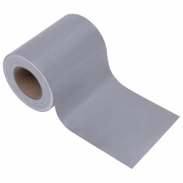 Sichtschutzleiste PVC 35 x 0,19 m Matt Hellgrau