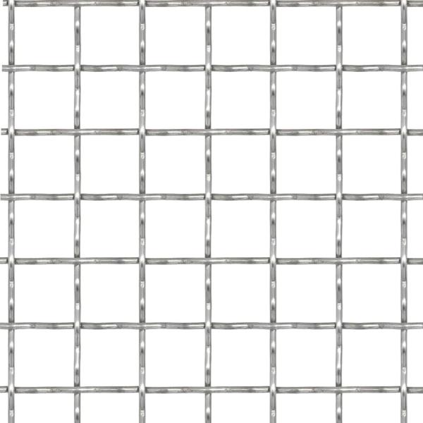 Wellengitter Edelstahl 50×50 cm 11×11×2 mm