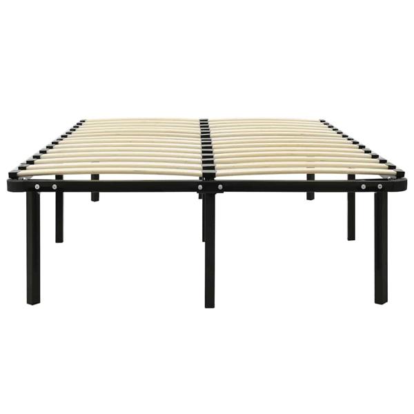 Bettgestell Schwarz Metall 140×200 cm
