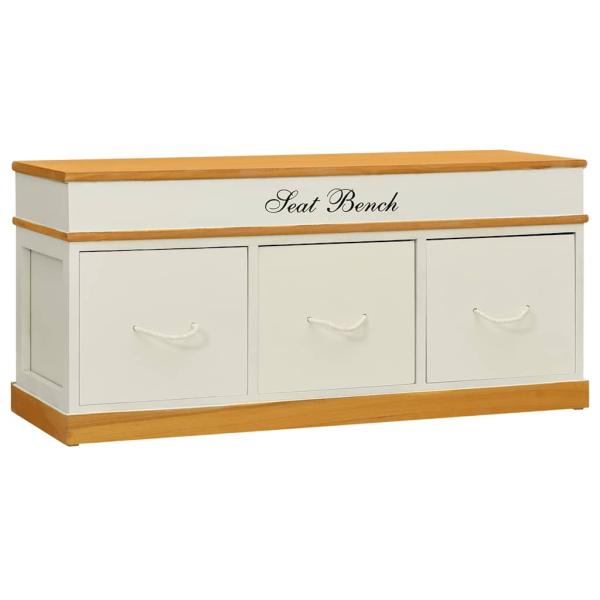 ARDEBO.de - Sitzbank mit Stauraum Schuhschrank Flurbank