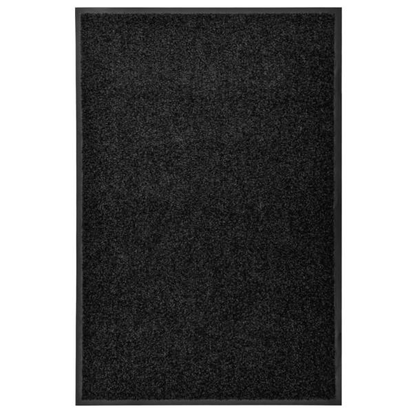ARDEBO.de - Fußmatte Waschbar Schwarz 60x90 cm