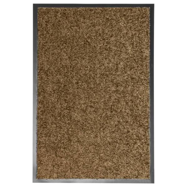 ARDEBO.de - Fußmatte Waschbar Braun 40x60 cm