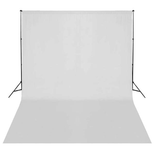 Fotostudio-Set mit Leuchten, Hintergrund und Reflektor