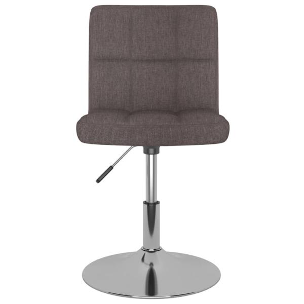 Drehbarer Barhocker Taupe Stoff