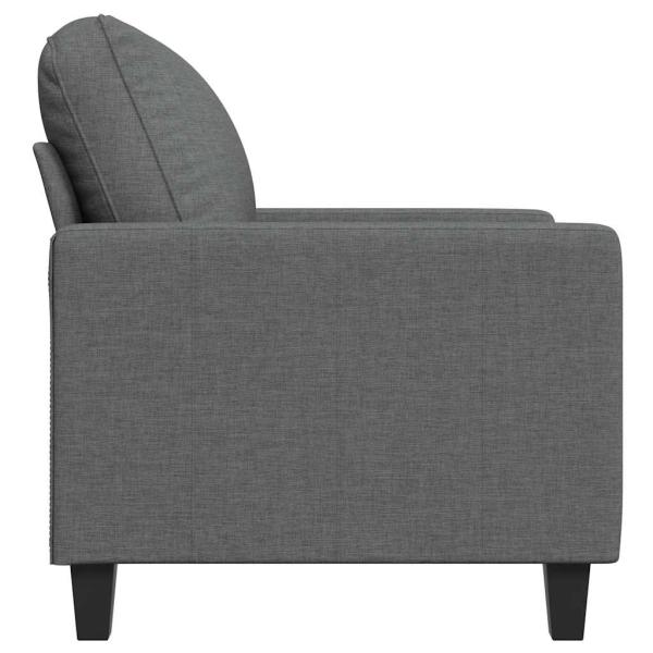 Sofasessel Dunkelgrau 60 cm Stoff